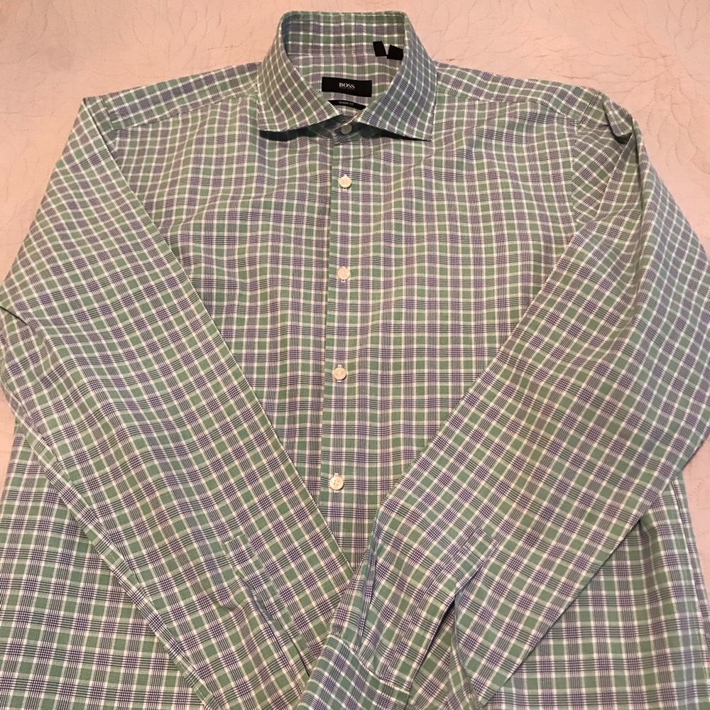Hugo Boss Sharp Fit Dress Shirt.  Size 16.5